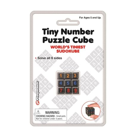 Playmaker Toys Playmaker Toys Tiny Number Puzzle Cube Multicolored 10584